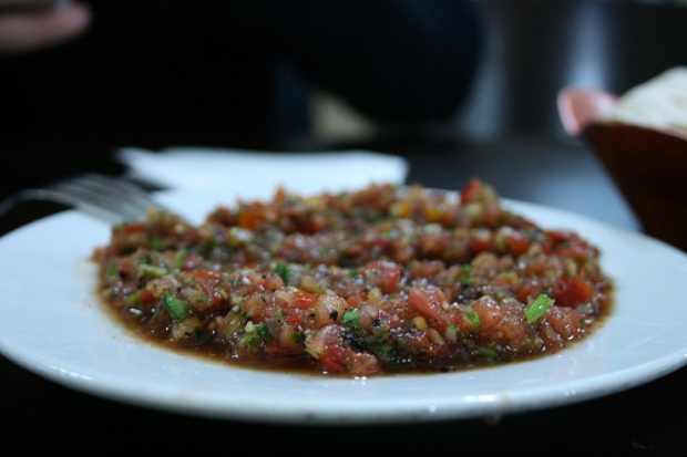 Spicy Mashed Tomato Salad