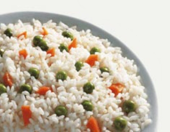 Rice Pilaf with Carrots and Peas