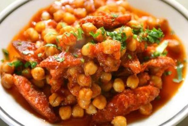 Chickpeas with Lamb