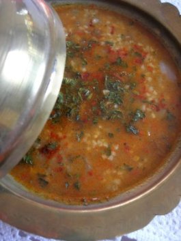 Red Lentil Soup with Spices (Bride's Soup)