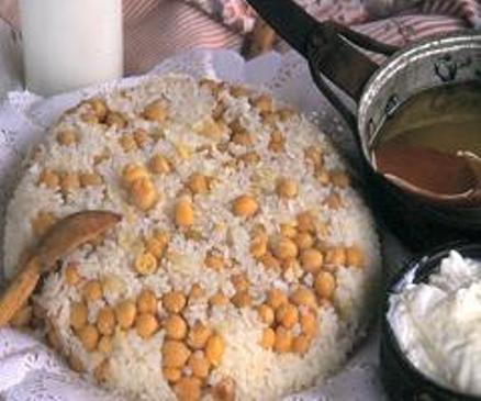 Rice Pilaf with Chickpeas