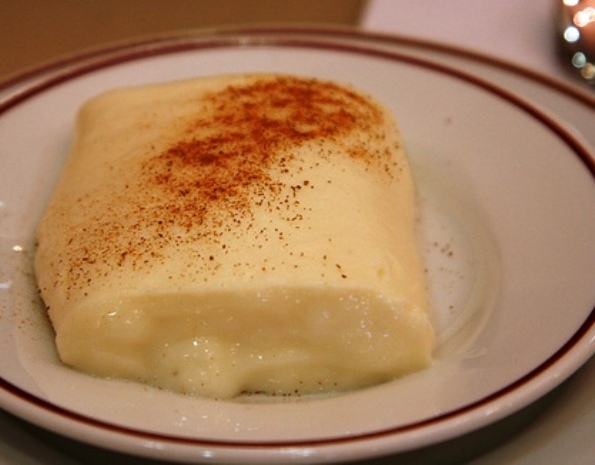Milk Pudding with Chicken Breast